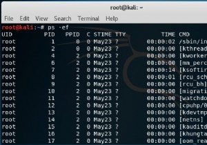 วิธีใช้คำสั่ง  ps  ใน Linux