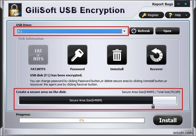 รหัสผ่านป้องกันแฟลชไดรฟ์ด้วยซอฟต์แวร์ล็อค USB ที่ดีที่สุด