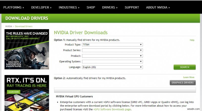 ฉันจะอัปเดตไดรเวอร์การ์ดแสดงผล NVIDIA GeForce ได้อย่างไร