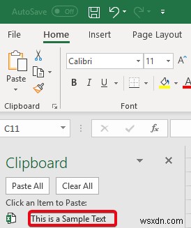 วิธีล้างคลิปบอร์ดใน Microsoft Excel