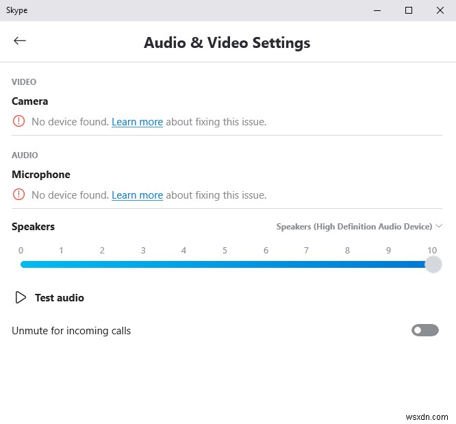 วิธีแก้ปัญหาไมโครโฟน Skype ไม่ทำงาน