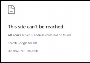 วิธีแก้ไขข้อผิดพลาด ERR_NAME_NOT_RESOLVED ใน Chrome บน Windows 10