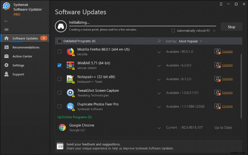 Systweak Software Updater Review