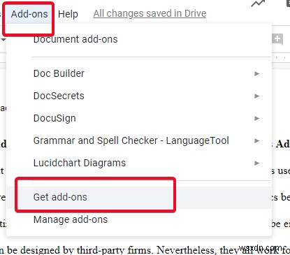 วิธีติดตั้งส่วนเสริมบน Google เอกสาร ส่วนเสริม Google เอกสารใดที่ดีที่สุด