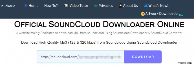 วิธีดาวน์โหลดเพลง SoundCloud