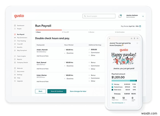 10 ซอฟต์แวร์การจัดการเงินเดือนที่ดีที่สุด:ซอฟต์แวร์ E-Payroll ที่คุณควรใช้