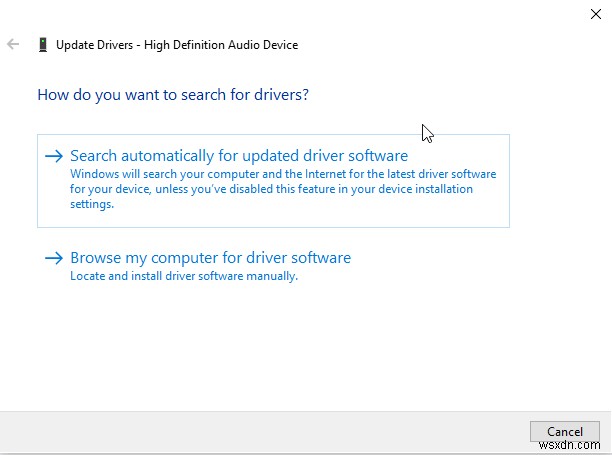 วิธีอัปเดตไดรเวอร์ Realtek HD Audio ใน Windows 10 PC