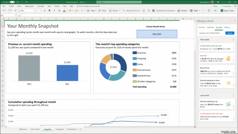 ตอนนี้ใช้เงินใน Excel เพื่อจัดการค่าใช้จ่ายของคุณ