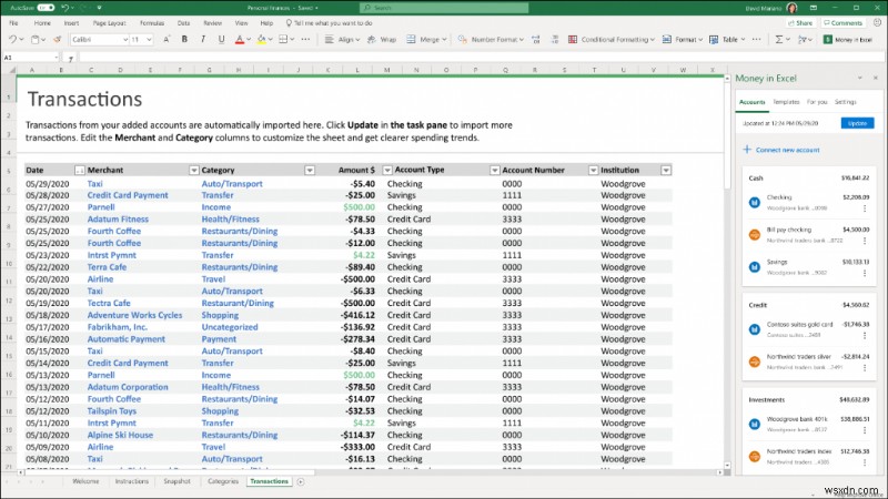 ตอนนี้ใช้เงินใน Excel เพื่อจัดการค่าใช้จ่ายของคุณ