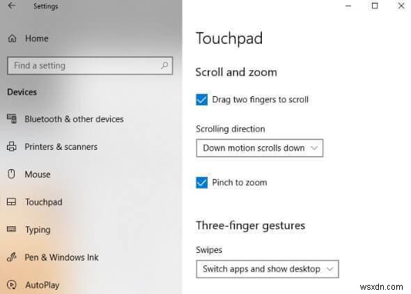 การเลื่อนด้วยสองนิ้วไม่ทำงานบน Windows 10 [แก้ไขแล้ว]
