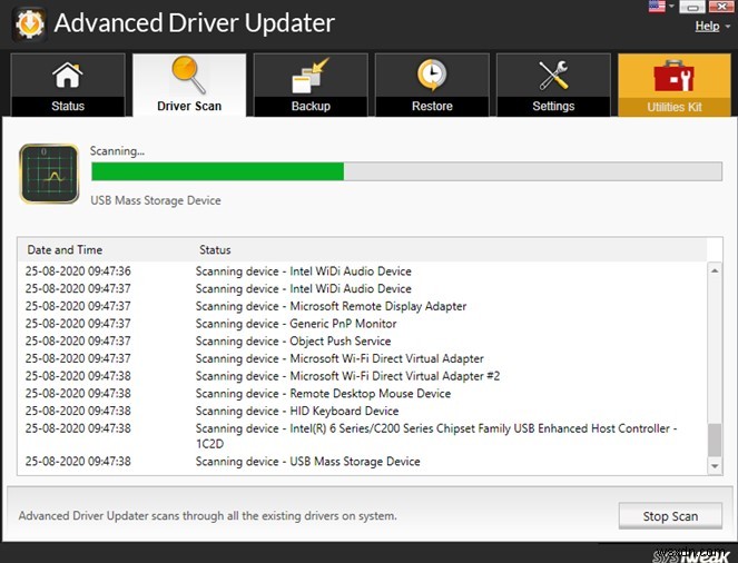 วิธีกำหนดเวลาการสแกนไดรเวอร์อัตโนมัติด้วย Systweak Advanced Driver Updater?