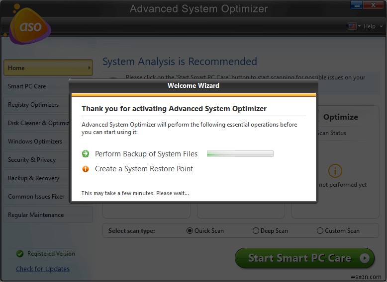 วิธีแก้ไขข้อผิดพลาดทั่วไปของคอมพิวเตอร์บนคอมพิวเตอร์ของคุณโดยใช้ Advanced System Optimizer?