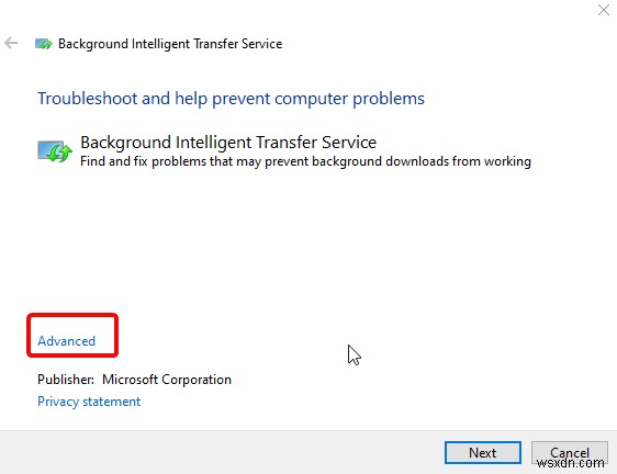 วิธีแก้ไข Background Intelligent Transfer Service (BITS) ใน Windows 10