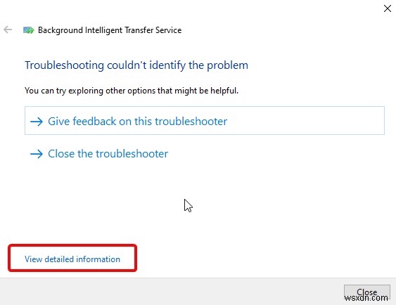 วิธีแก้ไข Background Intelligent Transfer Service (BITS) ใน Windows 10