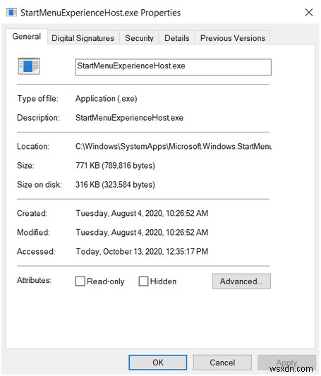 StartMenuExperienceHost.exe ใน Windows 10 คืออะไร และจะปิดการใช้งานได้อย่างไร