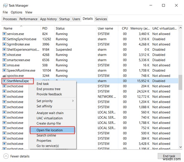 StartMenuExperienceHost.exe ใน Windows 10 คืออะไร และจะปิดการใช้งานได้อย่างไร