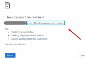 วิธีแก้ไขไม่พบที่อยู่ DNS ของเซิร์ฟเวอร์บน Google Chrome