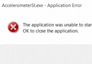 วิธีแก้ไขข้อผิดพลาด AccelerometerSt.exe บน Windows 10 PC