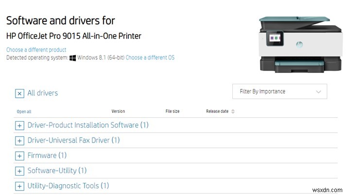 วิธีดาวน์โหลดและติดตั้งไดรเวอร์ HP Officejet Pro 9015