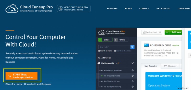 Cloud Tuneup Pro:ล้าง เพิ่มประสิทธิภาพ ปกป้อง และจัดการคอมพิวเตอร์ Windows จากระยะไกล