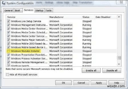 TrustedInstaller.exe คืออะไร &การปิดใช้งานเพื่อหยุดปัญหาการใช้งาน CPU สูงนั้นปลอดภัยหรือไม่