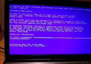 วิธีแก้ไข Internal Power Error ใน Windows 10