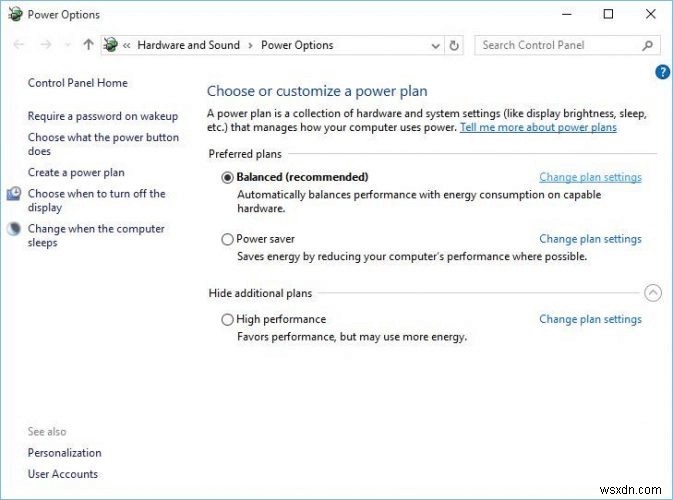 วิธีแก้ไข Internal Power Error ใน Windows 10