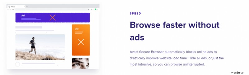 การตรวจสอบเบราว์เซอร์ที่ปลอดภัยของ Avast:รักษาความปลอดภัยกิจกรรมการท่องเว็บของคุณ