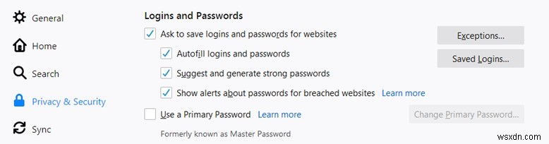 วิธีปิดใช้งานตัวจัดการรหัสผ่านเริ่มต้นในเบราว์เซอร์ของคุณ