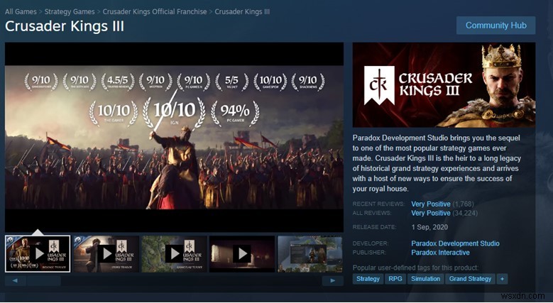 วิธีแก้ไขปัญหาการหยุดทำงานของ Crusader Kings 3 บนพีซี 