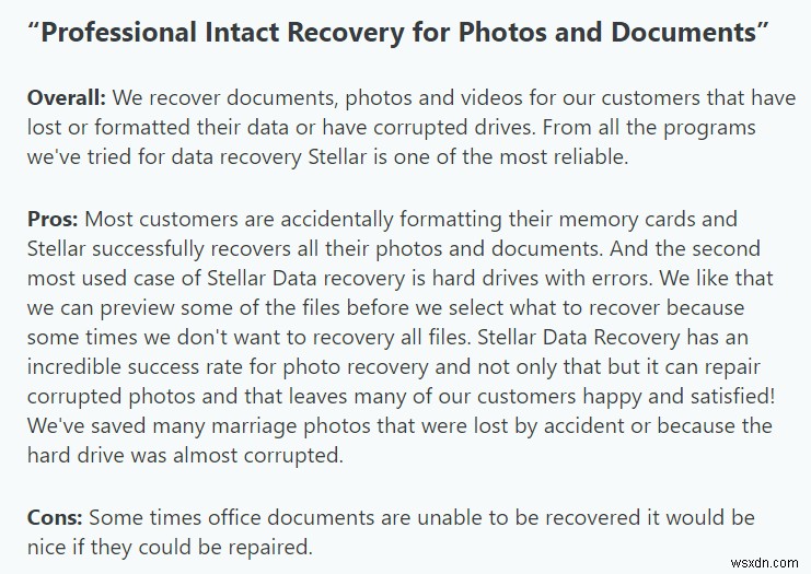 รีวิว Stellar Data Recovery ปี 2022:คุณลักษณะ ข้อดี ข้อเสีย ราคา &บทวิจารณ์ผู้ใช้