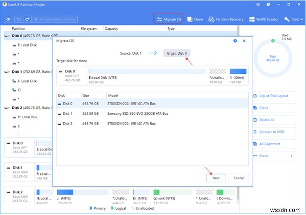 วิธีย้ายระบบปฏิบัติการจาก HDD ไปยัง SSD โดยไม่สูญเสียข้อมูล