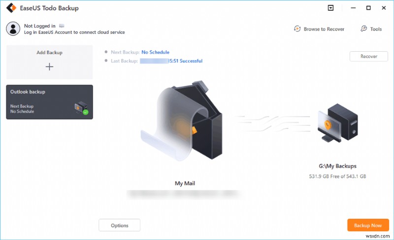 วิธีสำรอง/บันทึกอีเมล Outlook ไปยังฮาร์ดไดรฟ์โดยอัตโนมัติ