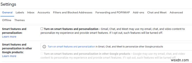 วิธีปิดใช้งานฟีเจอร์อัจฉริยะของ Gmail และป้องกันการติดตาม