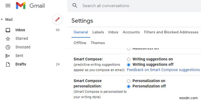วิธีปิดใช้งานฟีเจอร์อัจฉริยะของ Gmail และป้องกันการติดตาม
