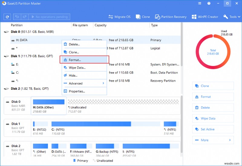 วิธีแปลงไฟล์ RAW เป็น NTFS โดยไม่สูญเสียข้อมูล