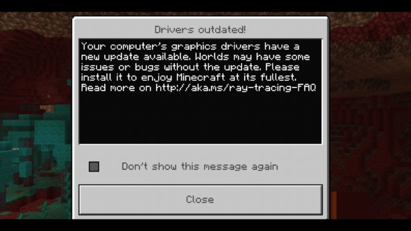 วิธีแก้ไขข้อความ Minecraft “ไดรเวอร์ล้าสมัย”