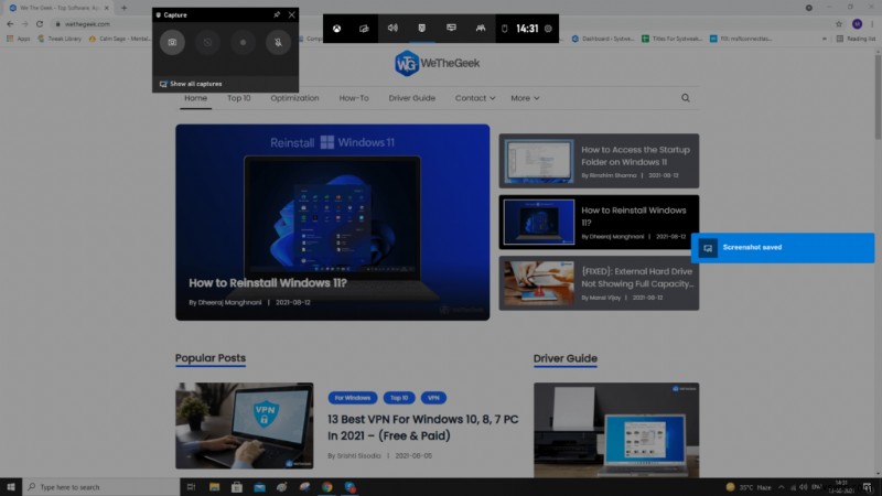 5 วิธีถ่ายภาพหน้าจอบน Windows 11