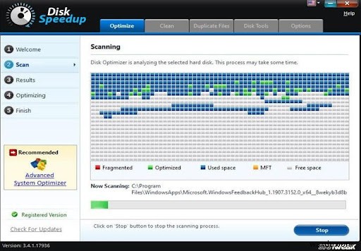 วิธีตรวจสอบดิสก์และระบุความเร็วในการอ่าน/เขียนผ่าน Disk Speedup?