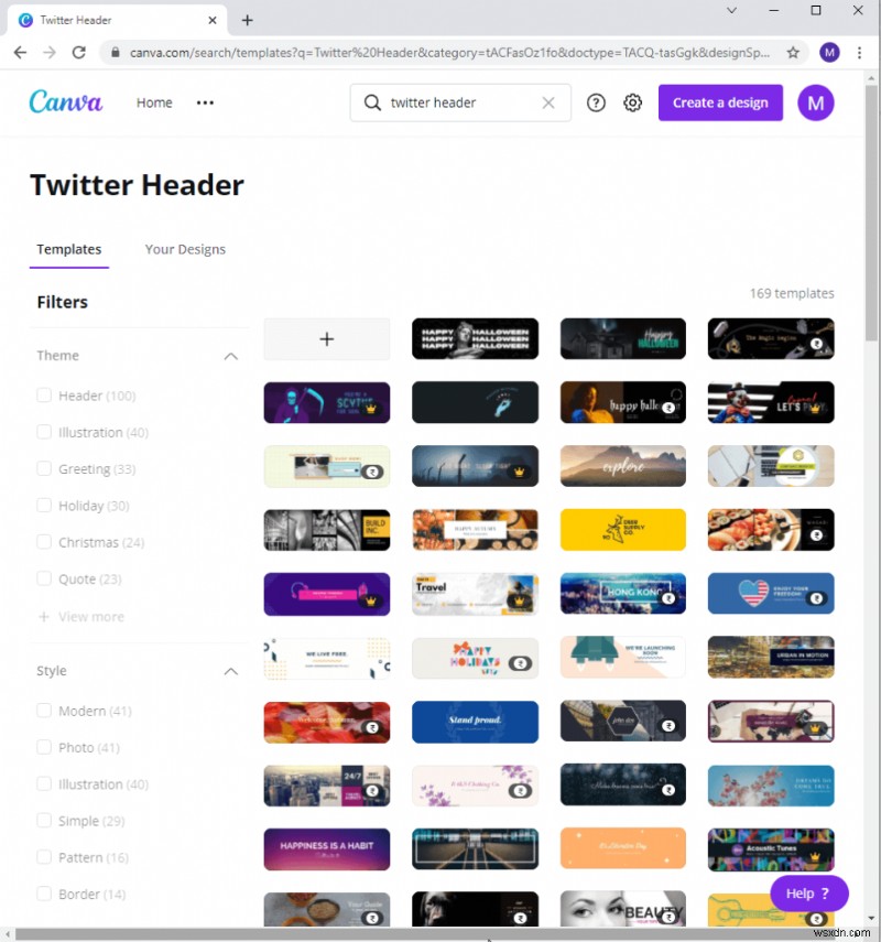 วิธีสร้างแบนเนอร์ Twitter โดยใช้ Canva