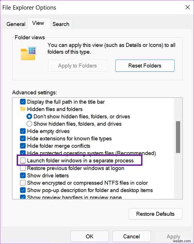 วิธีแก้ไขการรั่วไหลของ File Explorer ใน Windows 11