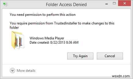 วิธีแก้ไขข้อผิดพลาดการปฏิเสธการเข้าถึงโฟลเดอร์ใน Windows 11