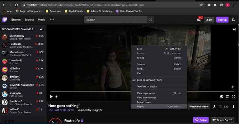 วิธีดาวน์โหลดคลิป Twitch