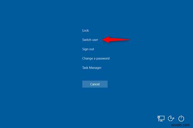 วิธีสลับบัญชีผู้ใช้ใน Windows 10