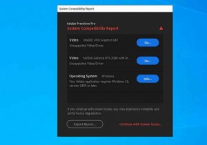 วิธีแก้ไขไดรฟ์วิดีโอ Premiere Pro ที่ไม่รองรับ