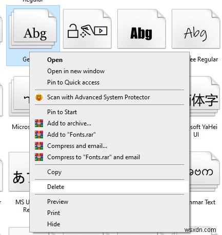 วิธีจัดการแบบอักษรใน Windows PC