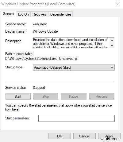 วิธีแก้ปัญหา 0x800700a1 Windows Update Error