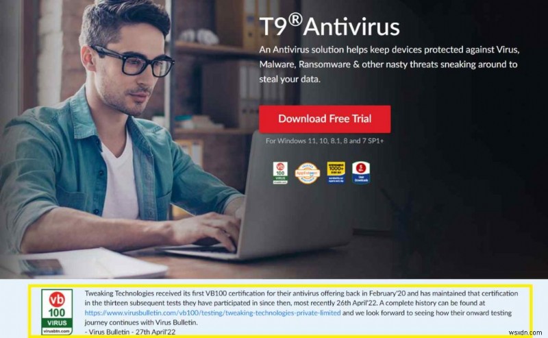 T9 Antivirus 2022:เป็นโปรแกรมป้องกันไวรัสที่ดีหรือไม่ (รีวิวฉบับเต็ม)
