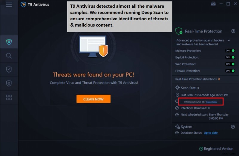 T9 Antivirus 2022:เป็นโปรแกรมป้องกันไวรัสที่ดีหรือไม่ (รีวิวฉบับเต็ม)