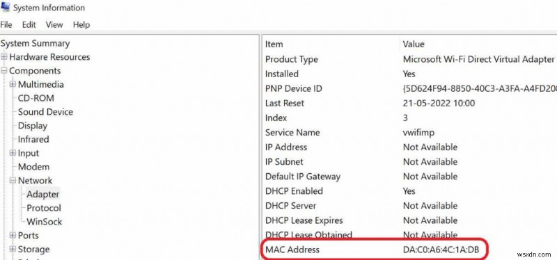 วิธีค้นหาที่อยู่ MAC ของคุณบน Windows 11